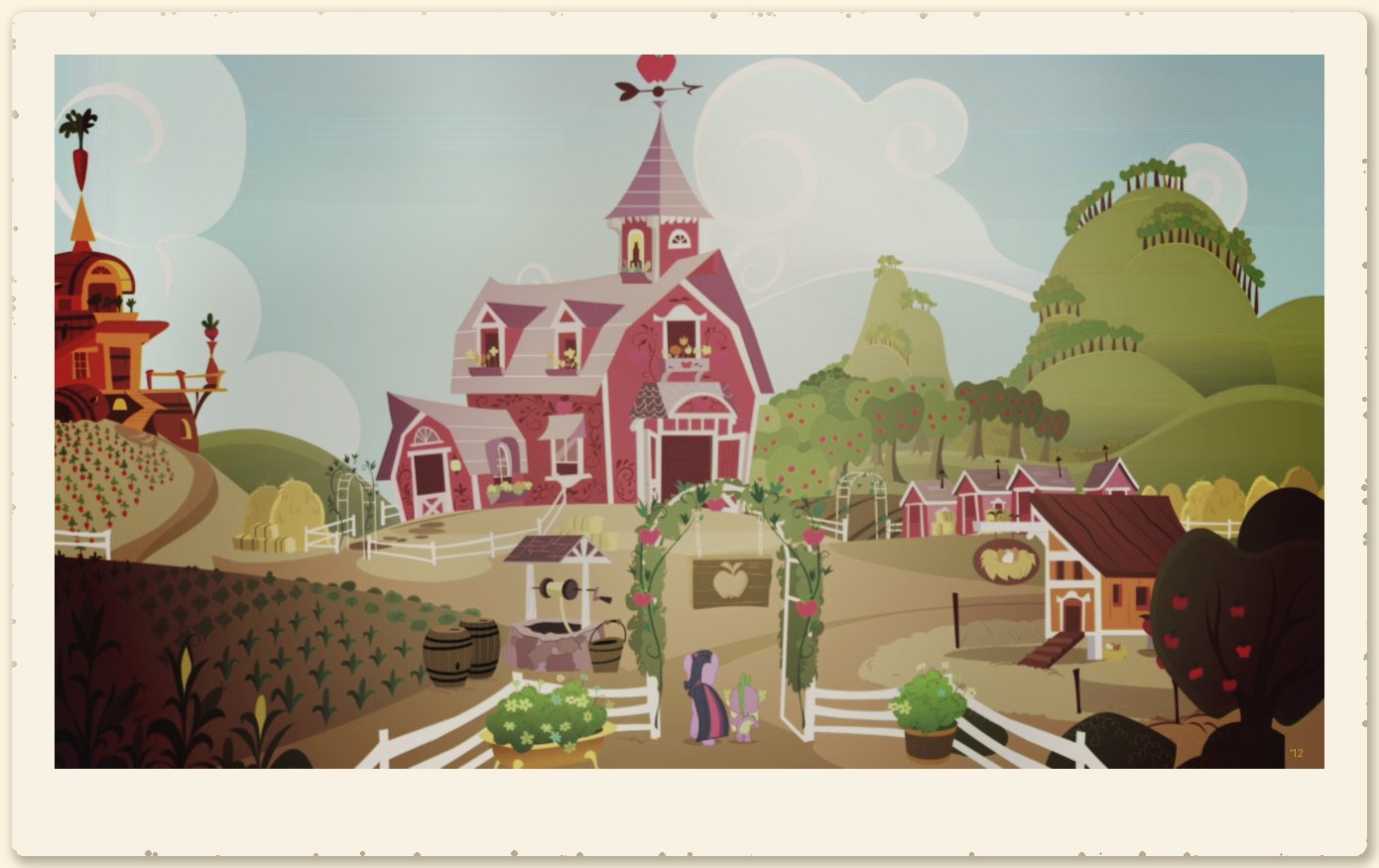 The big red barn